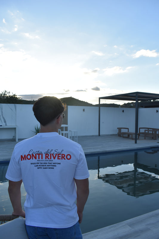 WHITE and red T-SHIRT Costa del Sol EDITION