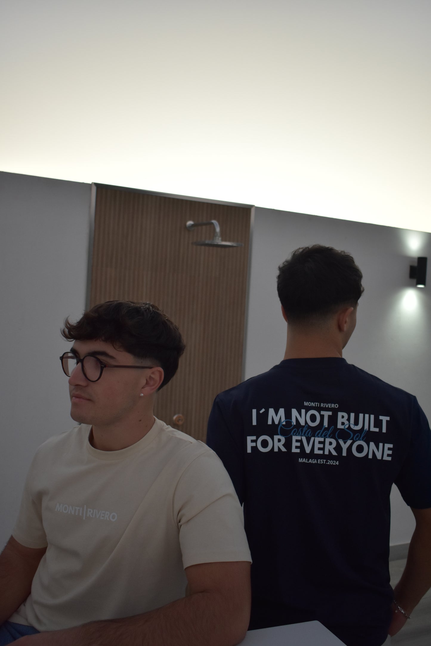 Blue Navy T-SHIRT Costa del Sol x ¨I´M  NOT BUILT FOR EVERYONE¨